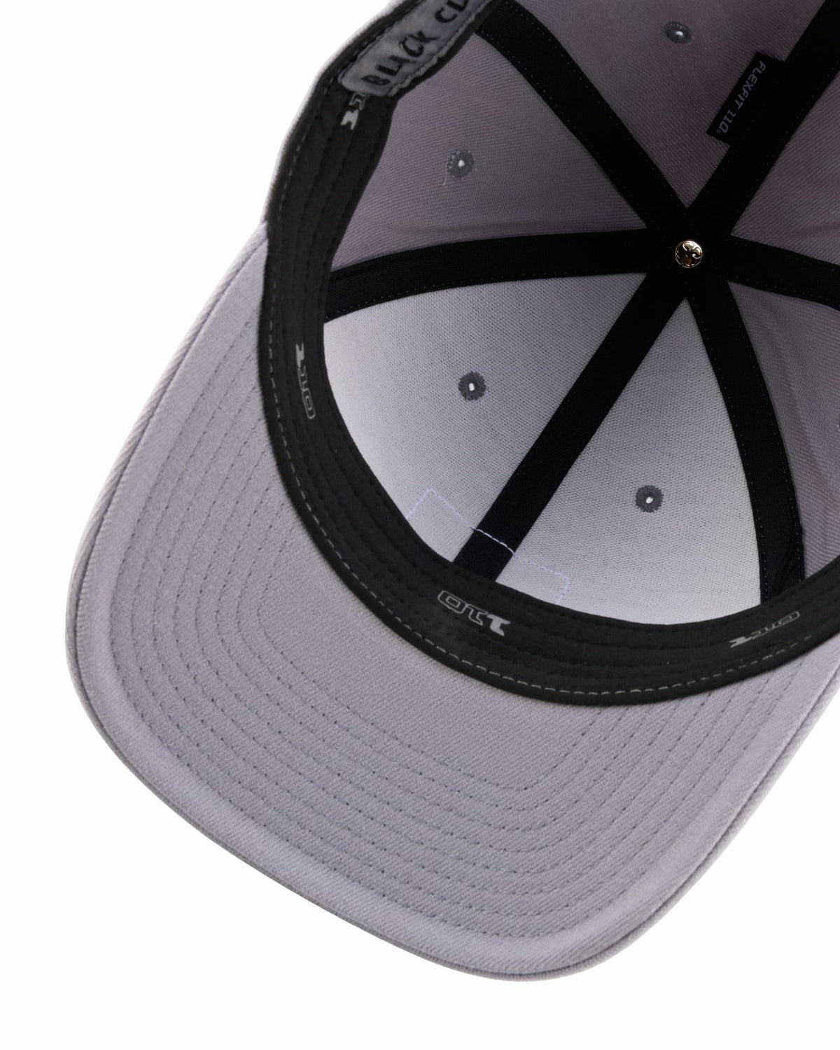 Black Clover Unisex Adjustable Grey Snapback Hat with Embroidered Clover Logo