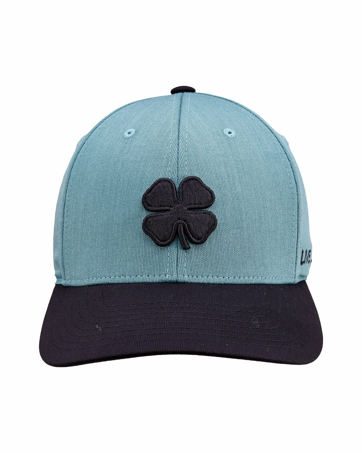 Black Clover Unisex Adjustable Teal and Black Hat for Golf and Lifestyle