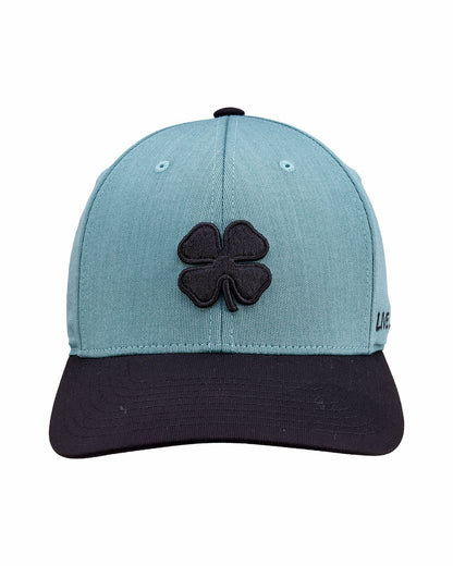 Black Clover Unisex Adjustable Teal and Black Hat for Golf and Lifestyle
