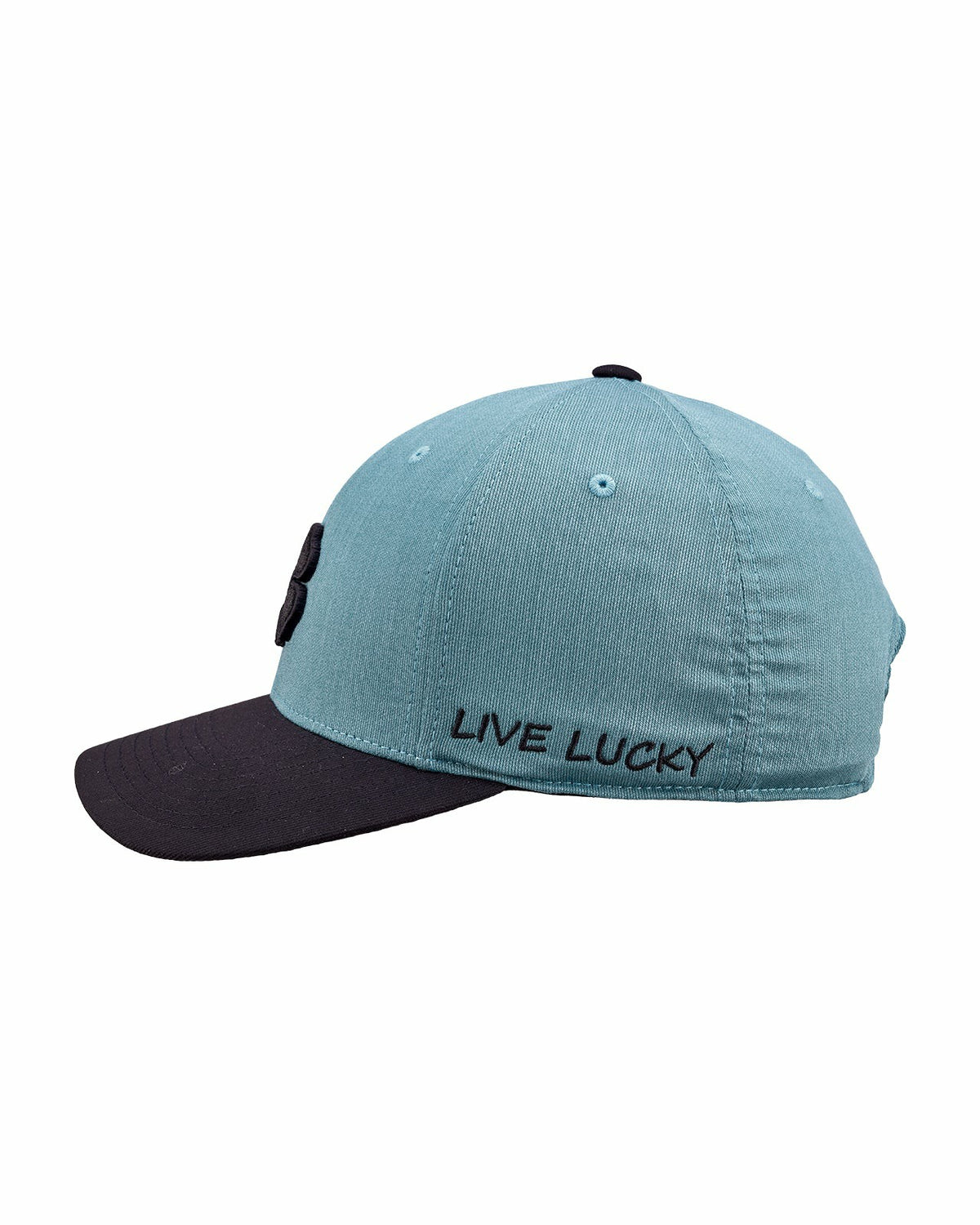 Black Clover Unisex Adjustable Teal and Black Hat for Golf and Lifestyle
