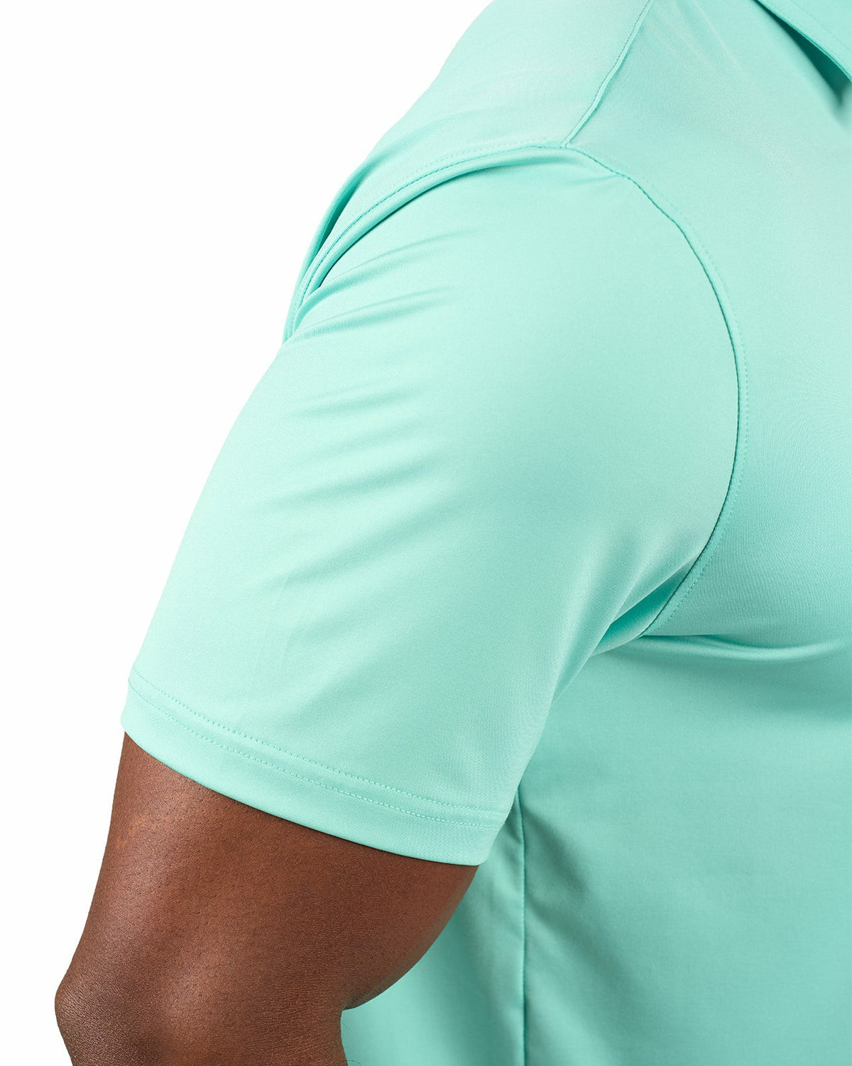 Black Clover Men's Versatile Green Soft Stretch Polo