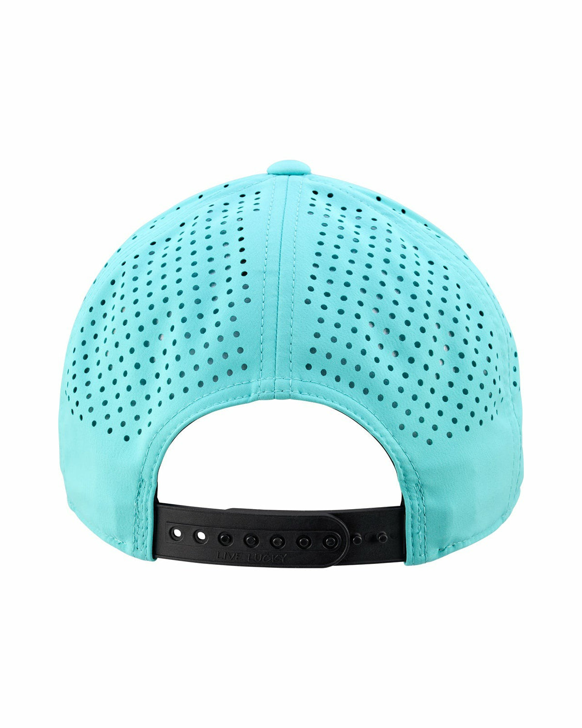 Black Clover Breathable Blue Golf Hat with Rope and Patch