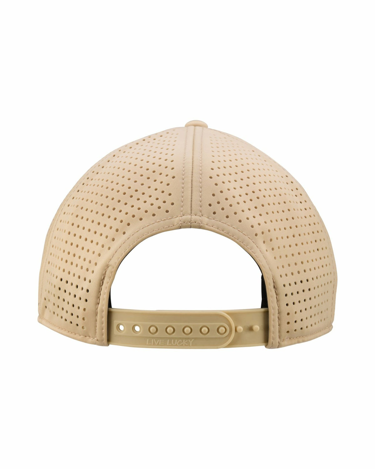 Black Clover Trendy Unisex Tan Summer Rope Snapback Hat with Clover Patch