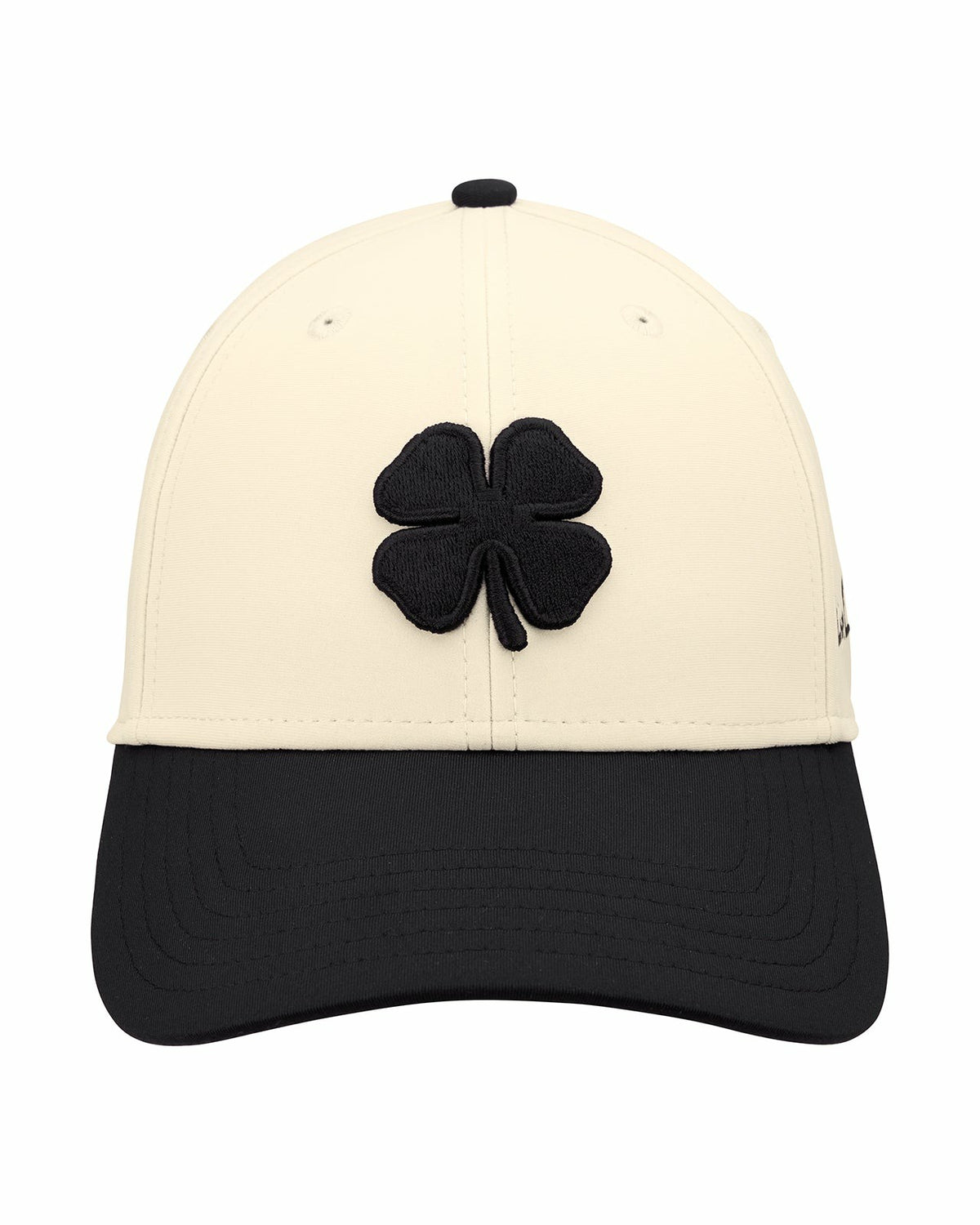 Black Clover Cream and Black Premium Clover Hat for Golf and Lifestyle