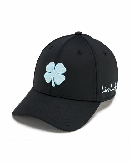 Black Clover Mint Green and Black Premium Clover Hat for Golf and Lifestyle