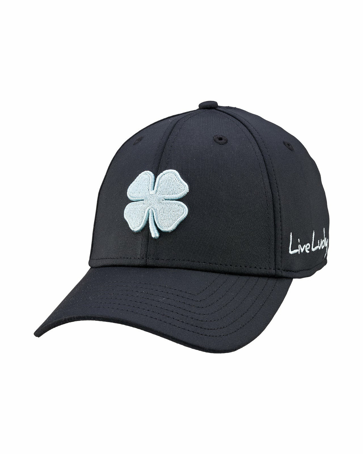 Black Clover Mint Green and Black Premium Clover Hat for Golf and Lifestyle
