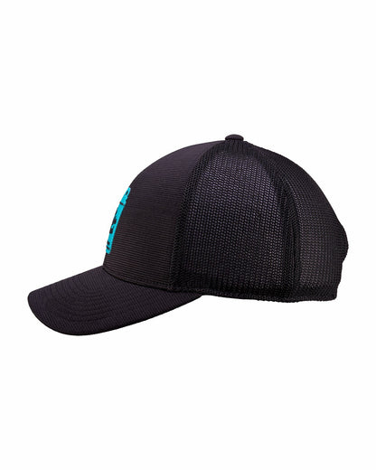 Black Clover Playful Black and Blue Hat for Golf and Lifestyle