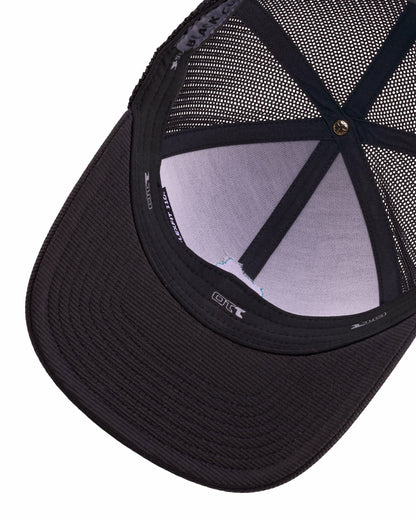 Black Clover Playful Black and Blue Hat for Golf and Lifestyle