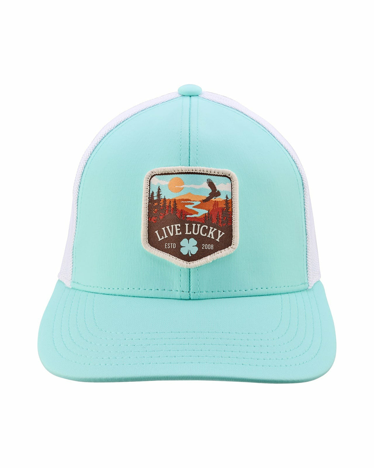 Black Clover Adjustable Desert Teal Hat for Golf and Lifestyle