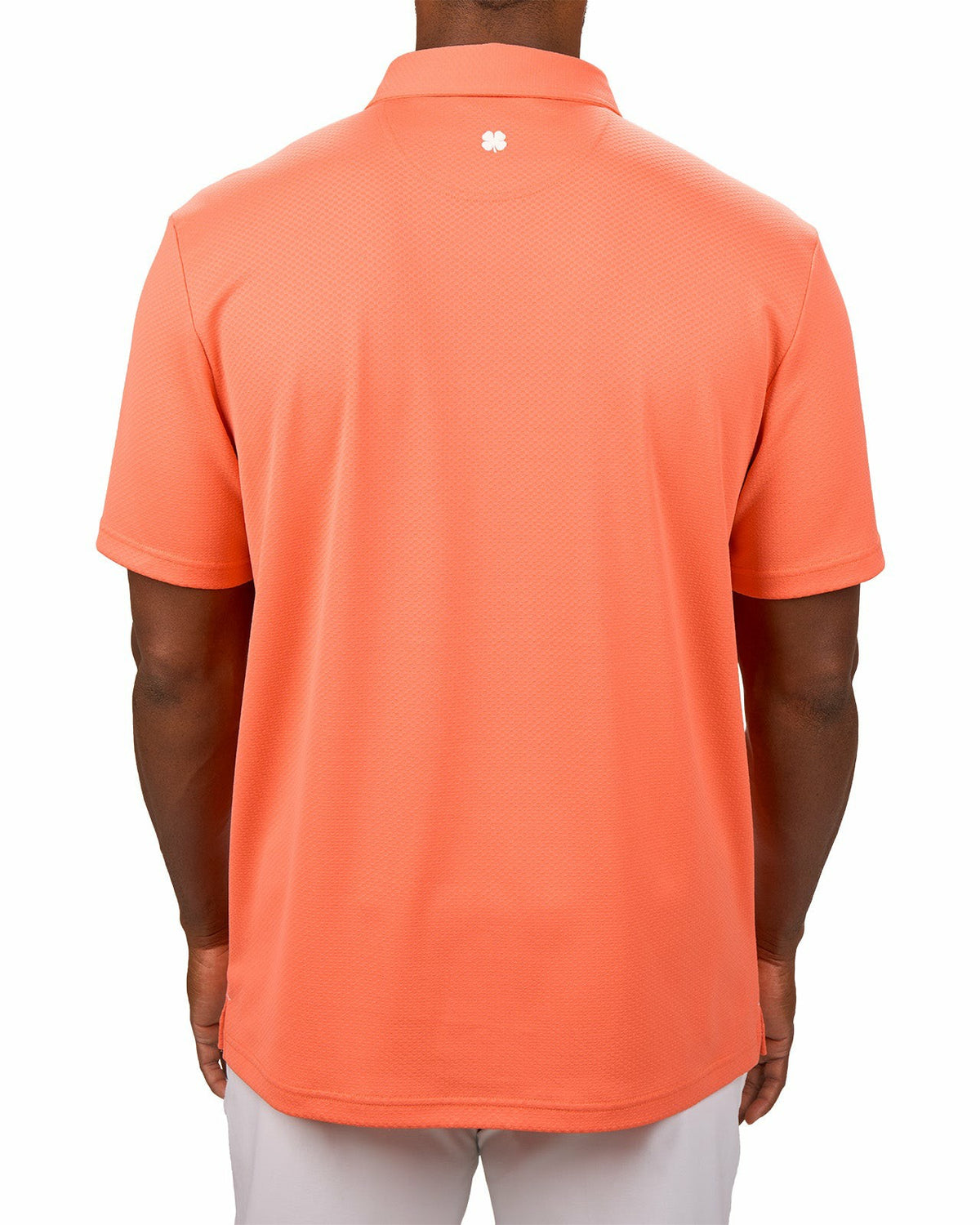Black Clover Performance Men's Coral Golf Polo