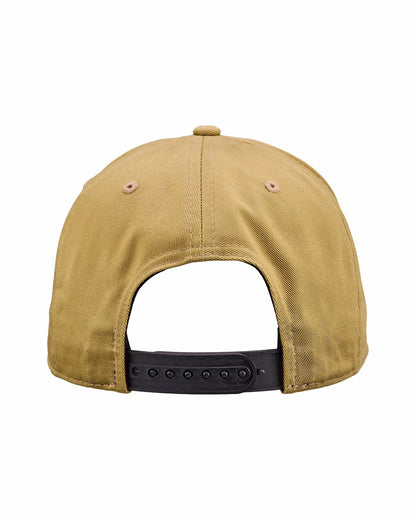 Black Clover Trendy Vintage-Inspired Yellow Hat with Rope Brim