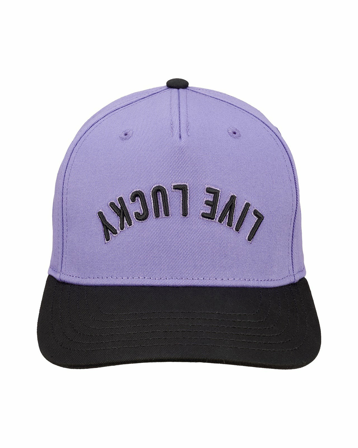 Black Clover Trendy Vintage-Inspired Purple Hat with Black Brim