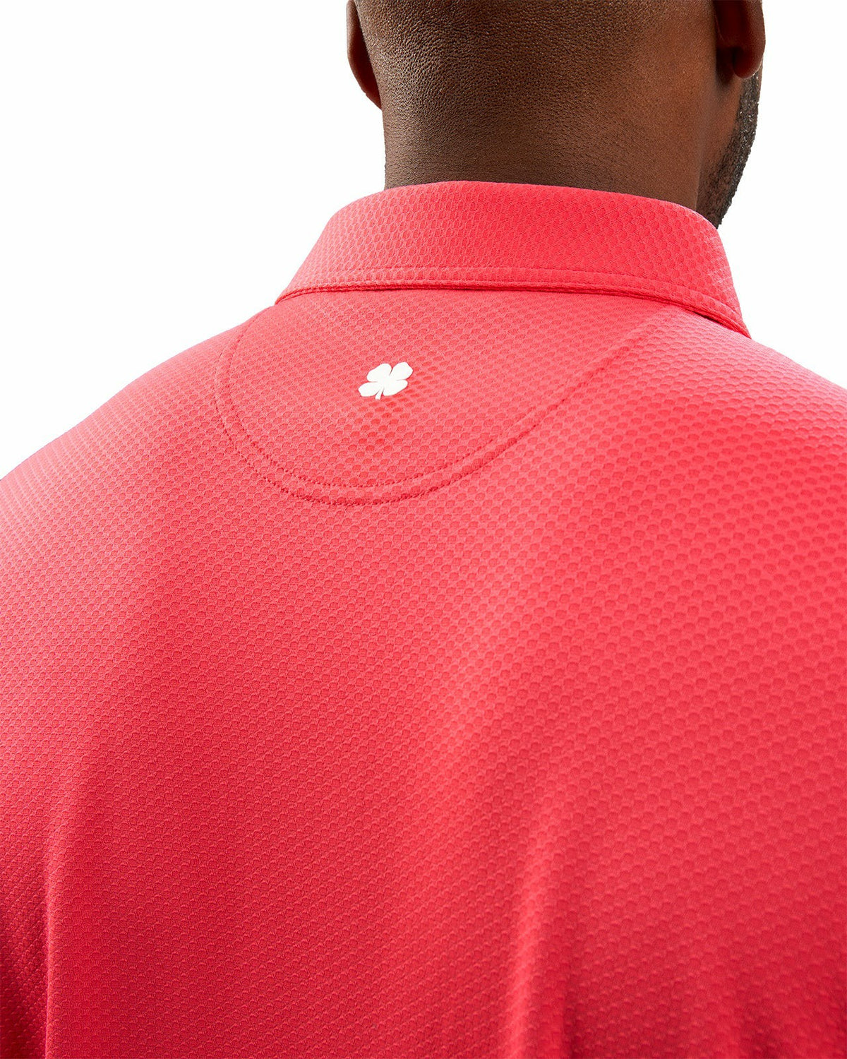 Black Clover Performance Men's Pink Golf Polo