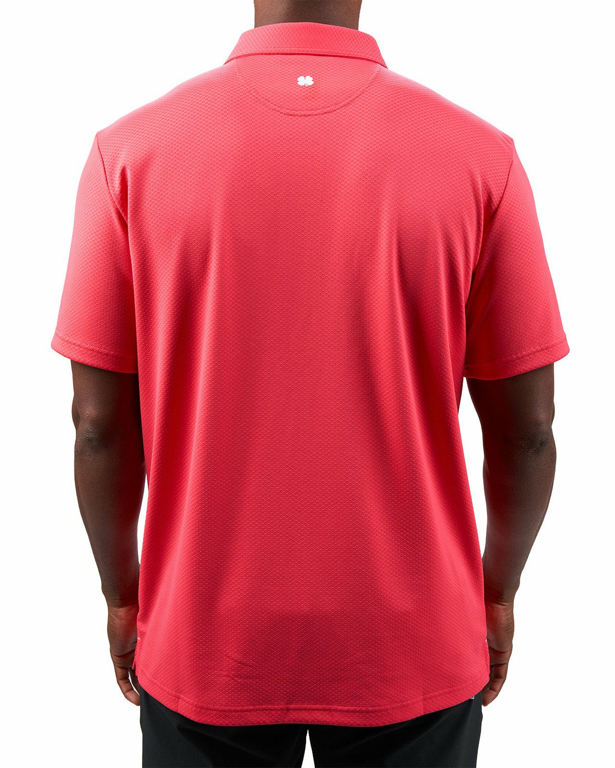 Black Clover Performance Men's Pink Golf Polo