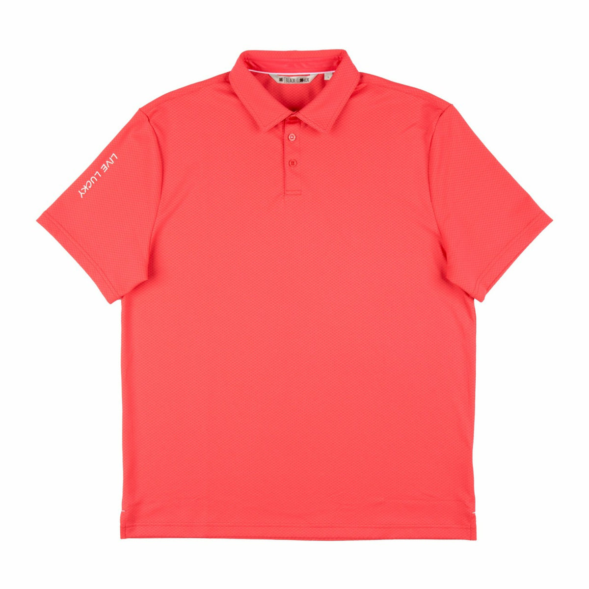 Black Clover Performance Men's Pink Golf Polo