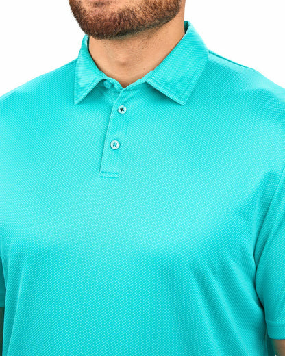 Black Clover Performance Men's Blue Golf Polo
