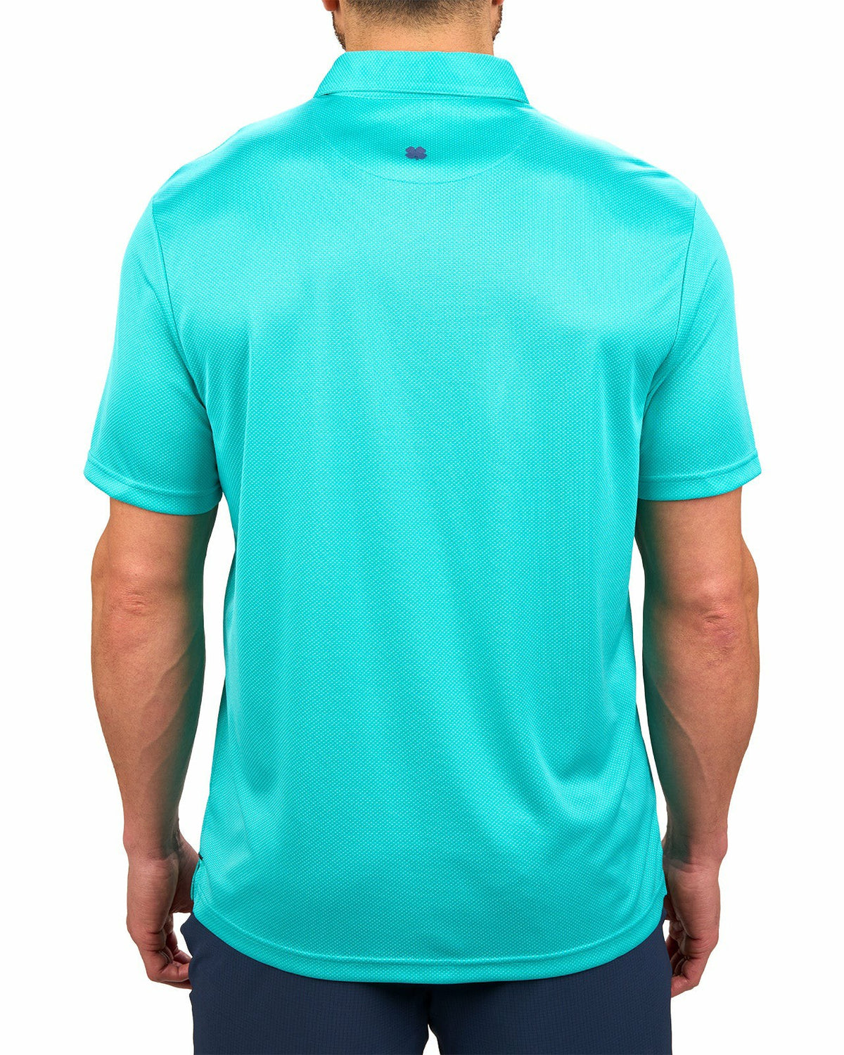 Black Clover Performance Men's Blue Golf Polo