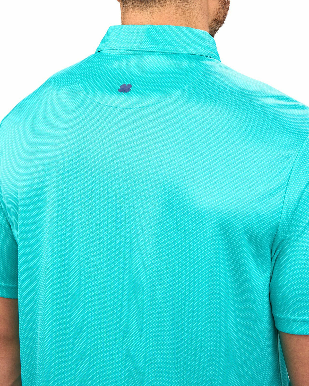 Black Clover Performance Men's Blue Golf Polo