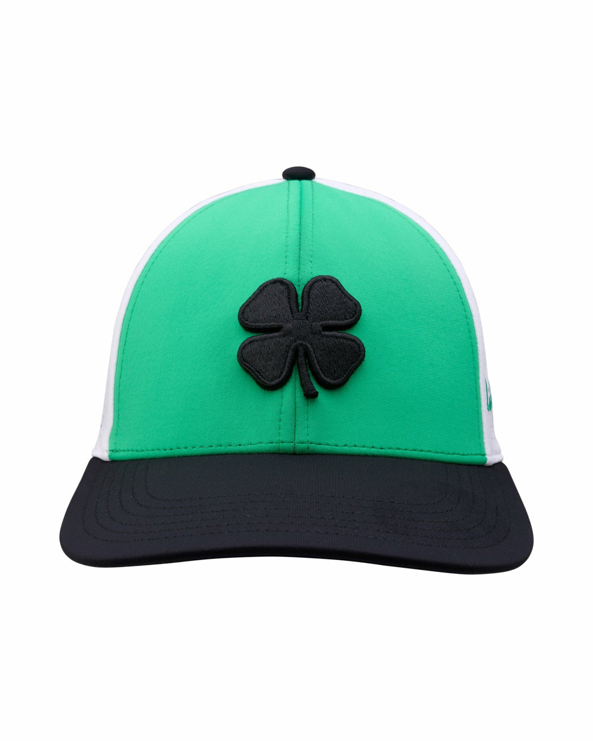 Black Clover Bright Green Perforated Golf Hat with Black Clover
