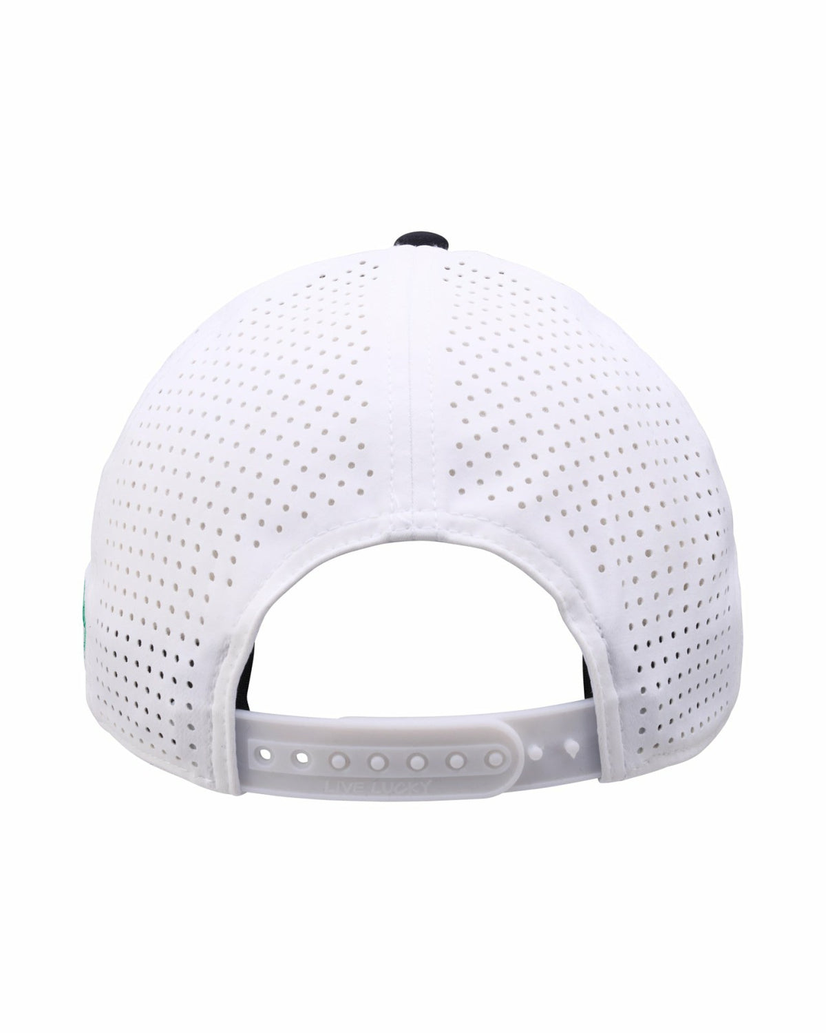 Black Clover Bright Green Perforated Golf Hat with Black Clover