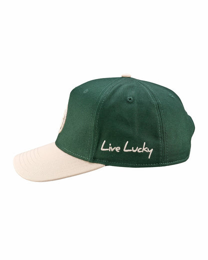 Black Clover Classic Green and White Golf Hat for Lifestyle & Comfort