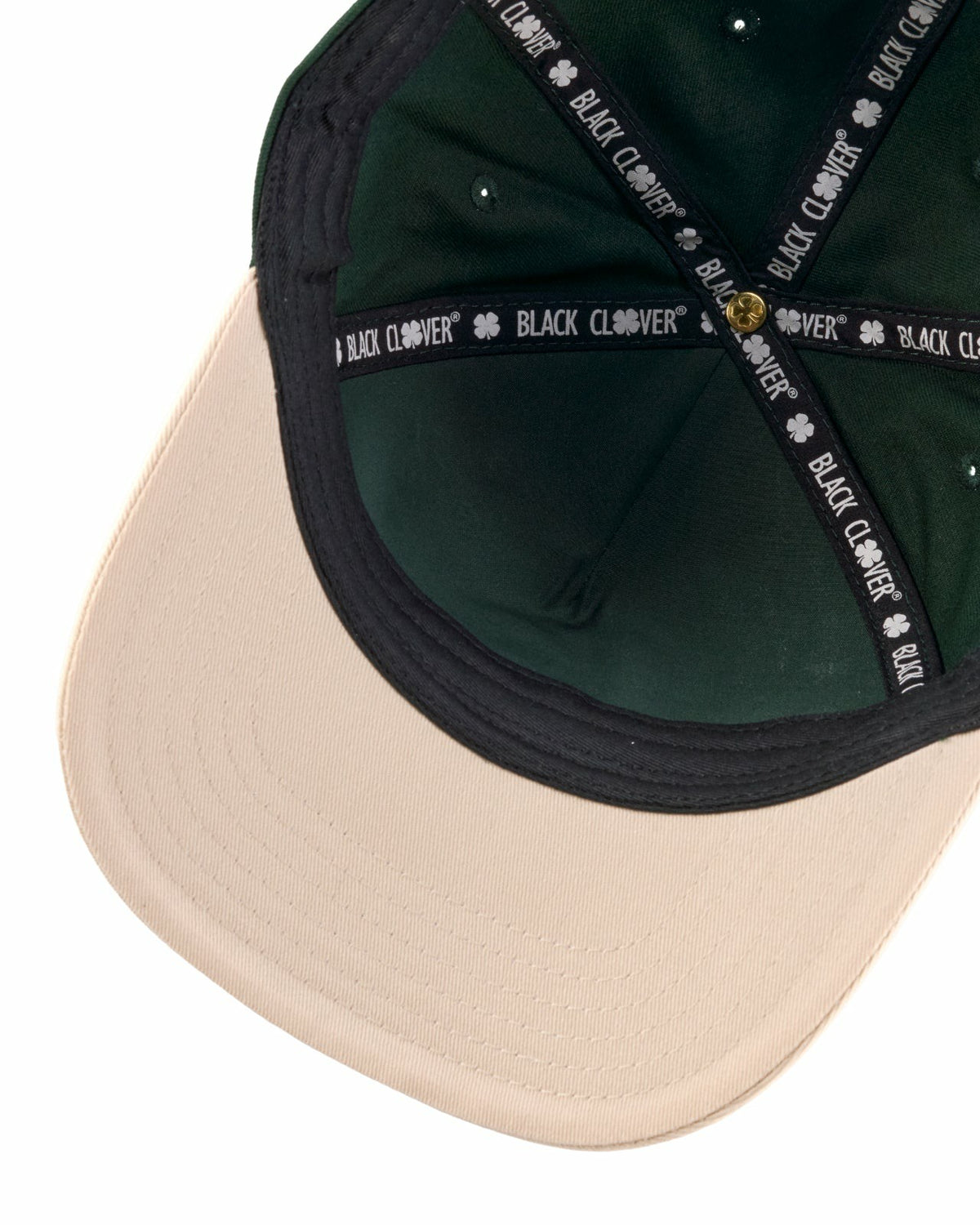 Black Clover Classic Green and White Golf Hat for Lifestyle & Comfort