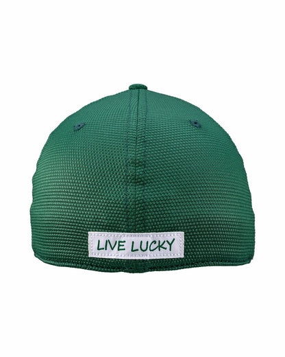 Black Clover Comfortable Versatile Green Hat with Tan Clover