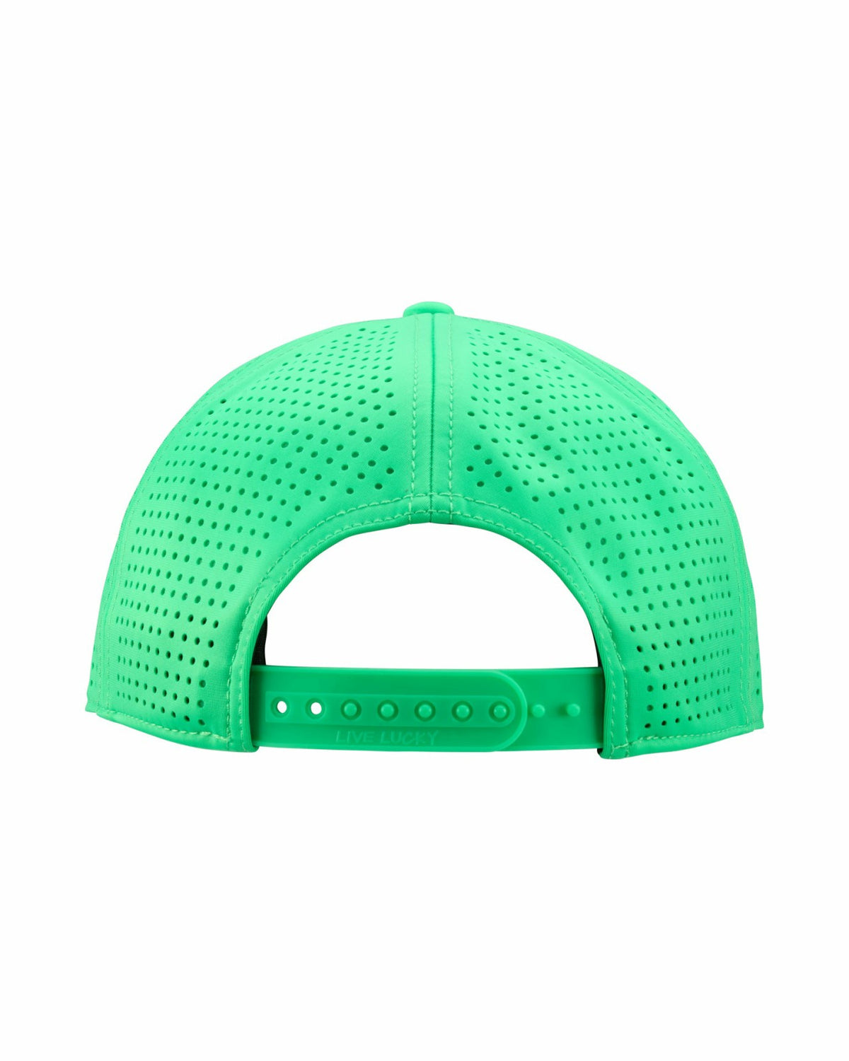 Black Clover Trendy Unisex Green Summer Rope Snapback Hat with Clover Patch