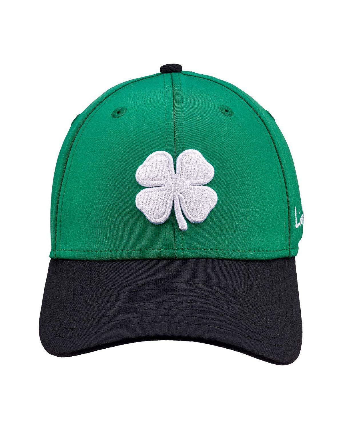 Black Clover Green and Black Premium Clover Hat for Golf and Lifestyle