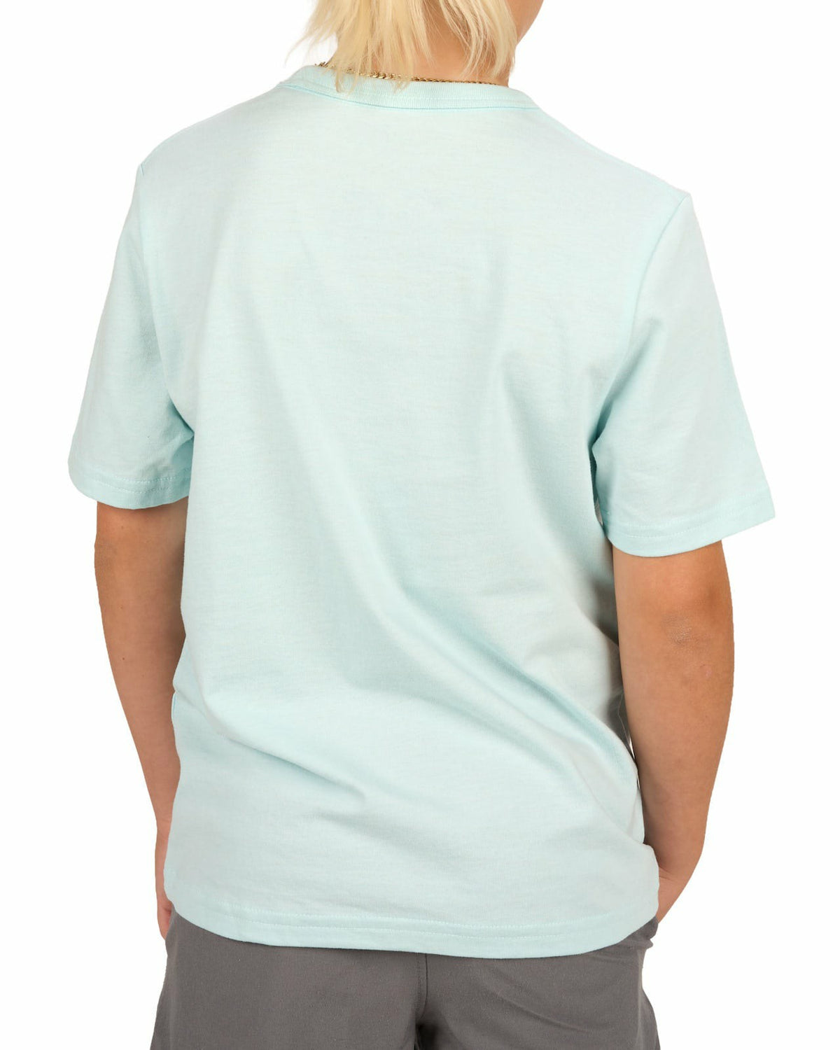 Black Clover Super Soft Kid's Mint Green Graphic Tee with Live Lucky logo