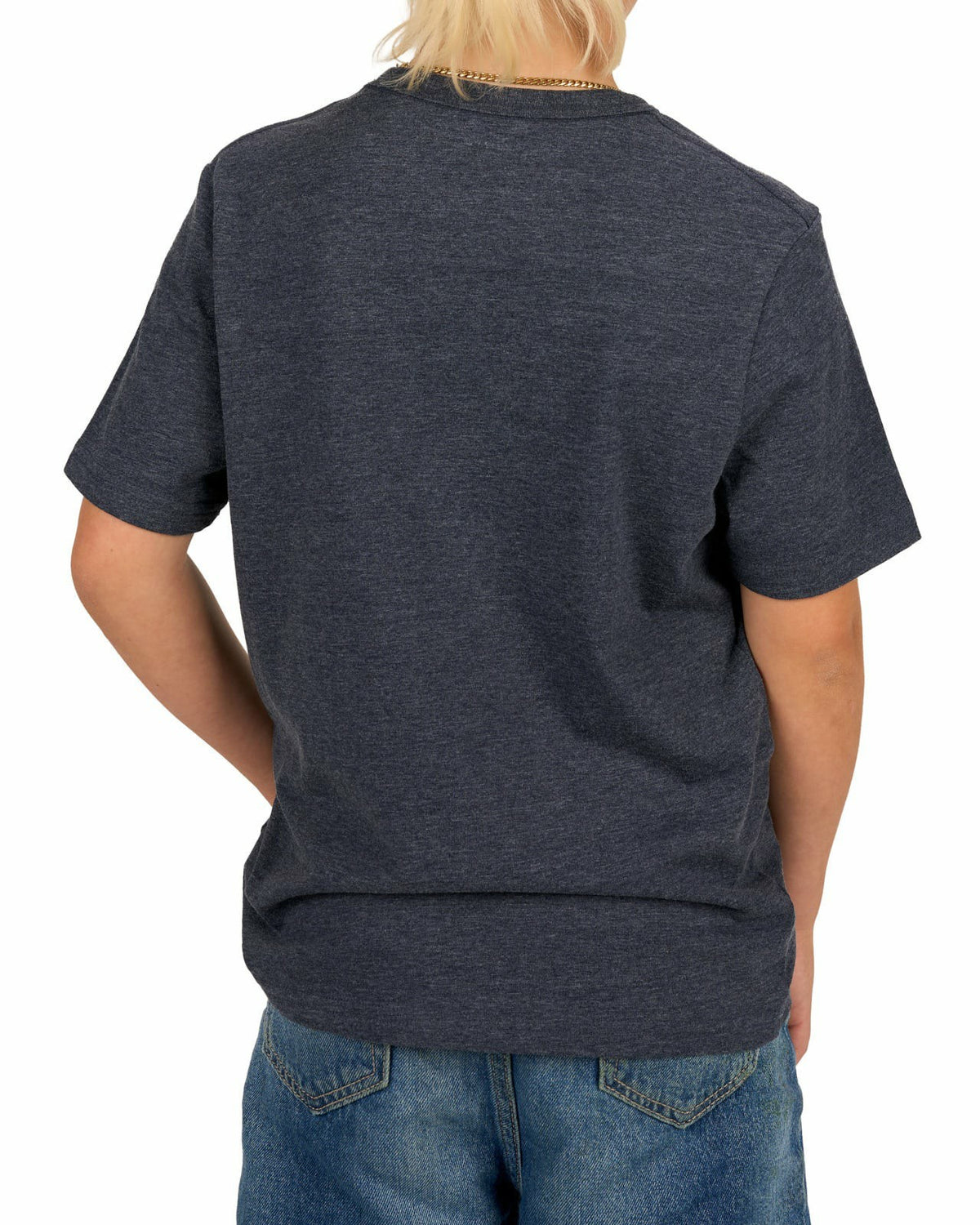 Black Clover Super Soft Kid's Navy Blue Graphic Tee with Live Lucky logo