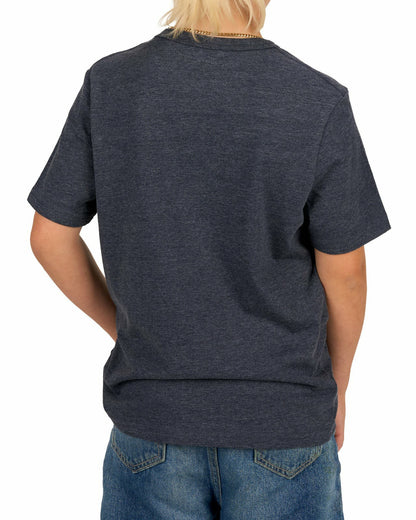 Black Clover Super Soft Kid's Navy Blue Graphic Tee with Live Lucky logo