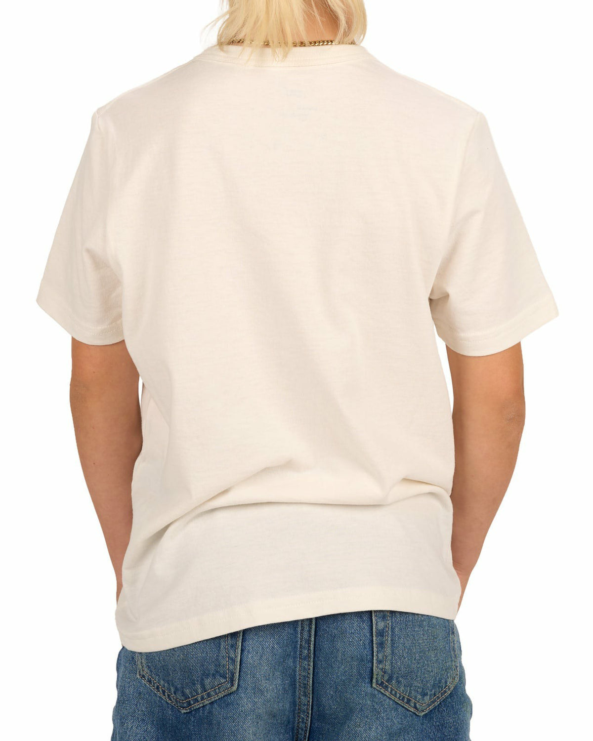 Black Clover Super Soft Kid's Ivory Graphic Tee with Live Lucky logo