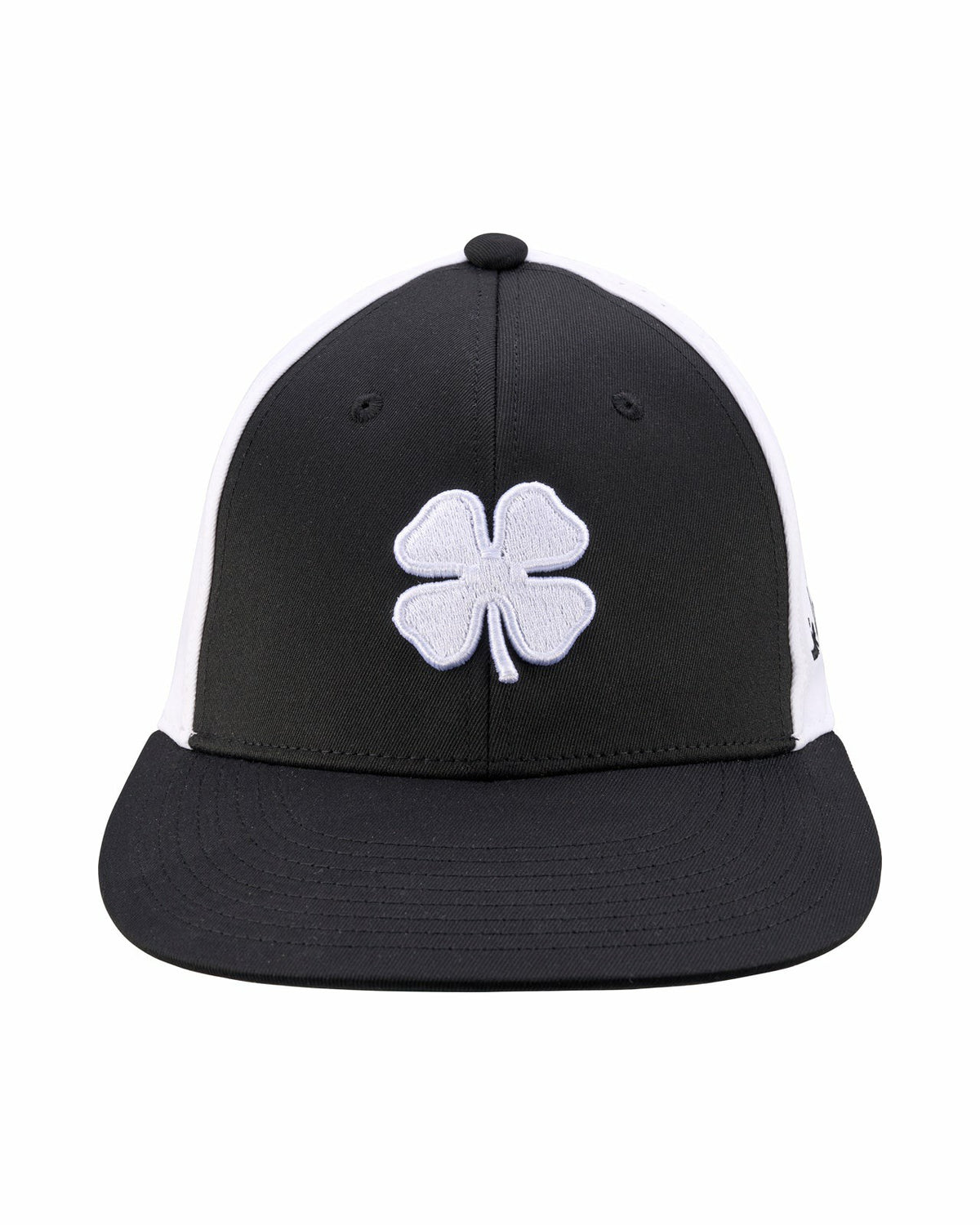 Black Clover Black and White Perforated Golf Hat with Clover