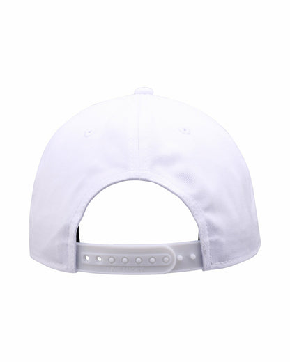 Black Clover Vintage White Golf Snapback Hat with Clover Logo
