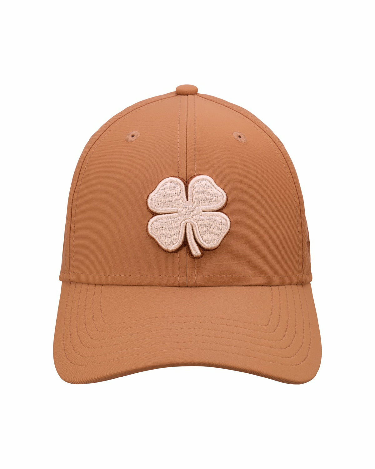 Black Clover White and Brown Premium Clover Hat for Golf and Lifestyle