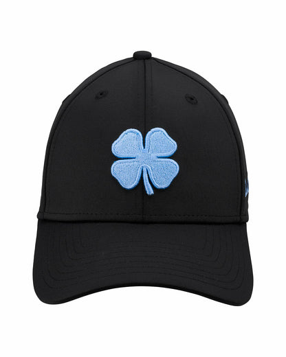 Black Clover Light Blue and Black Premium Clover Hat for Golf and Lifestyle