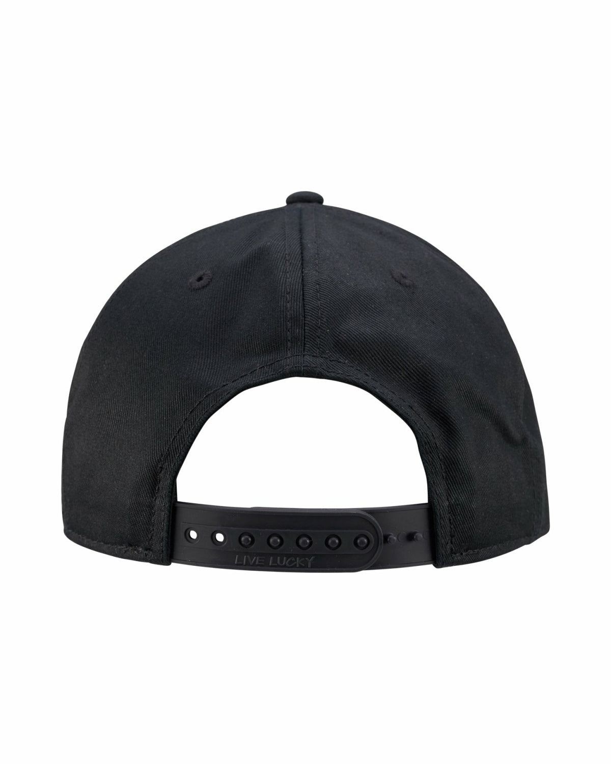 Black Clover Trendy Vintage-Inspired Black Hat with Rope Brim