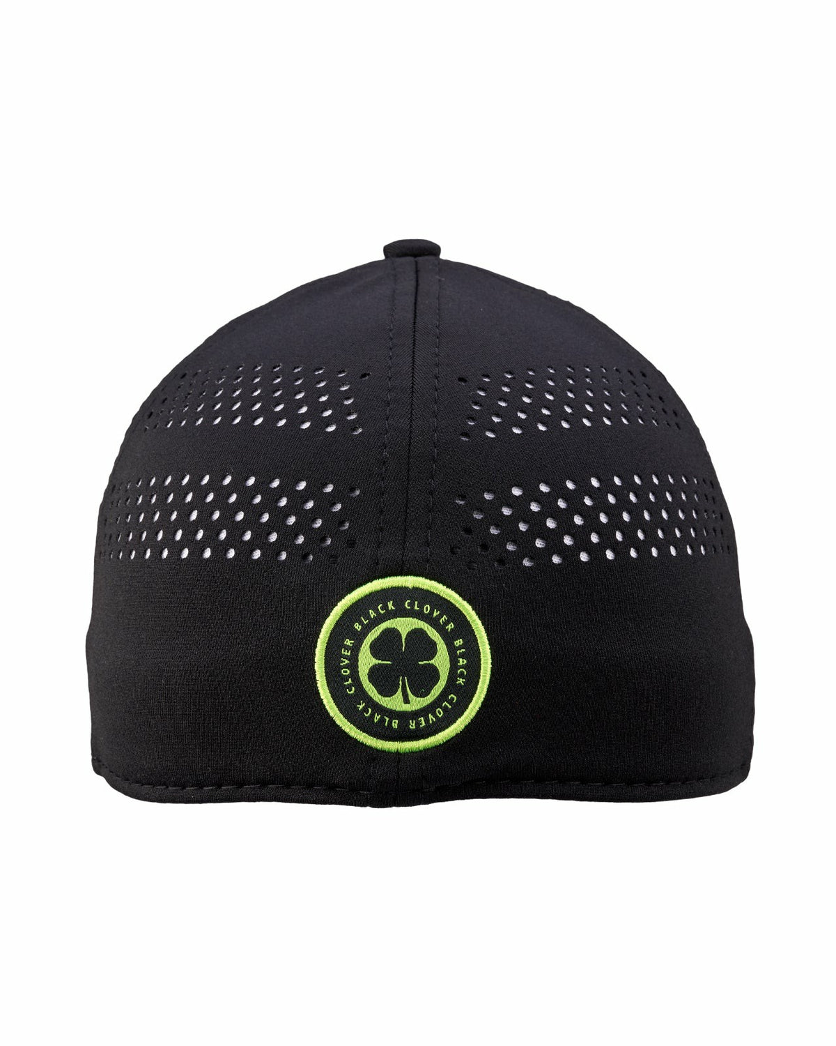 Black Clover Black Breathable Golf Hat with Comfortable Memory Foam