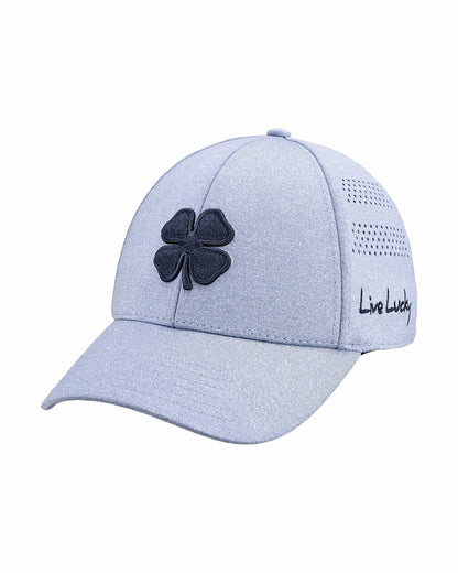 Black Clover Light Blue Breathable Golf Hat with Comfortable Memory Foam