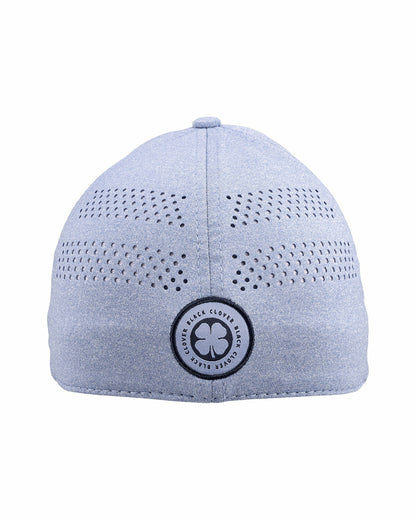 Black Clover Light Blue Breathable Golf Hat with Comfortable Memory Foam