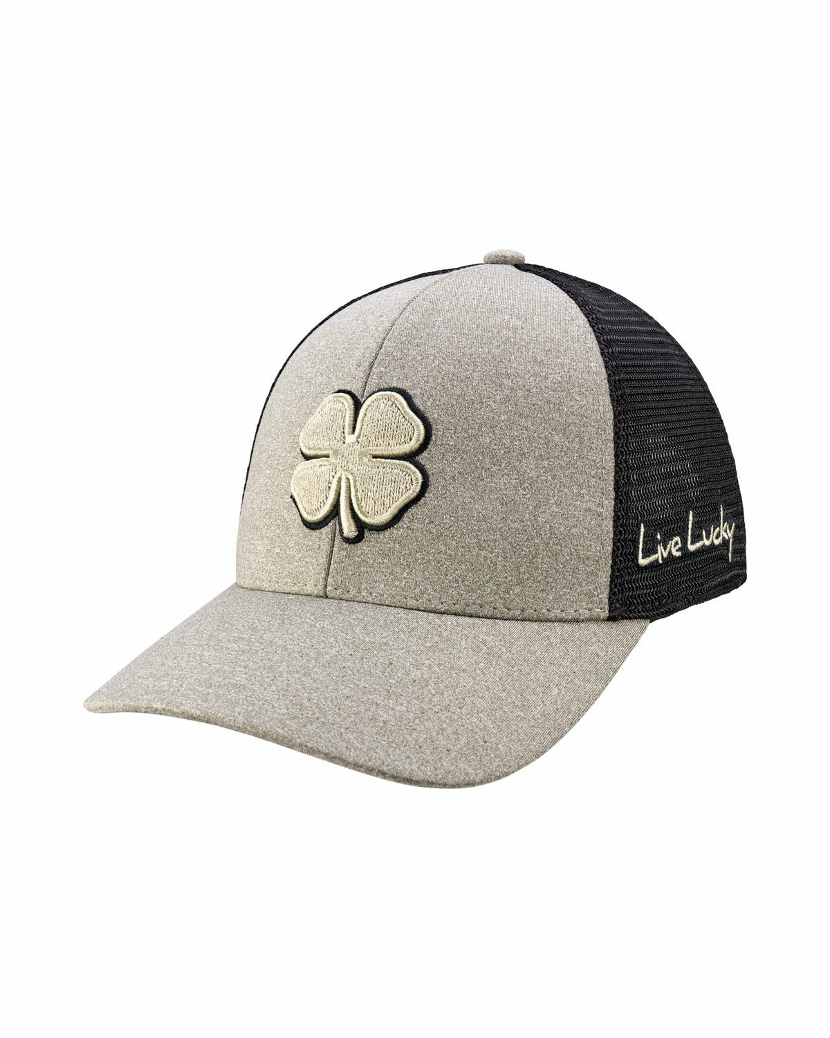 Black Clover Green Mesh Golf Hat with Comfortable Memory Foam