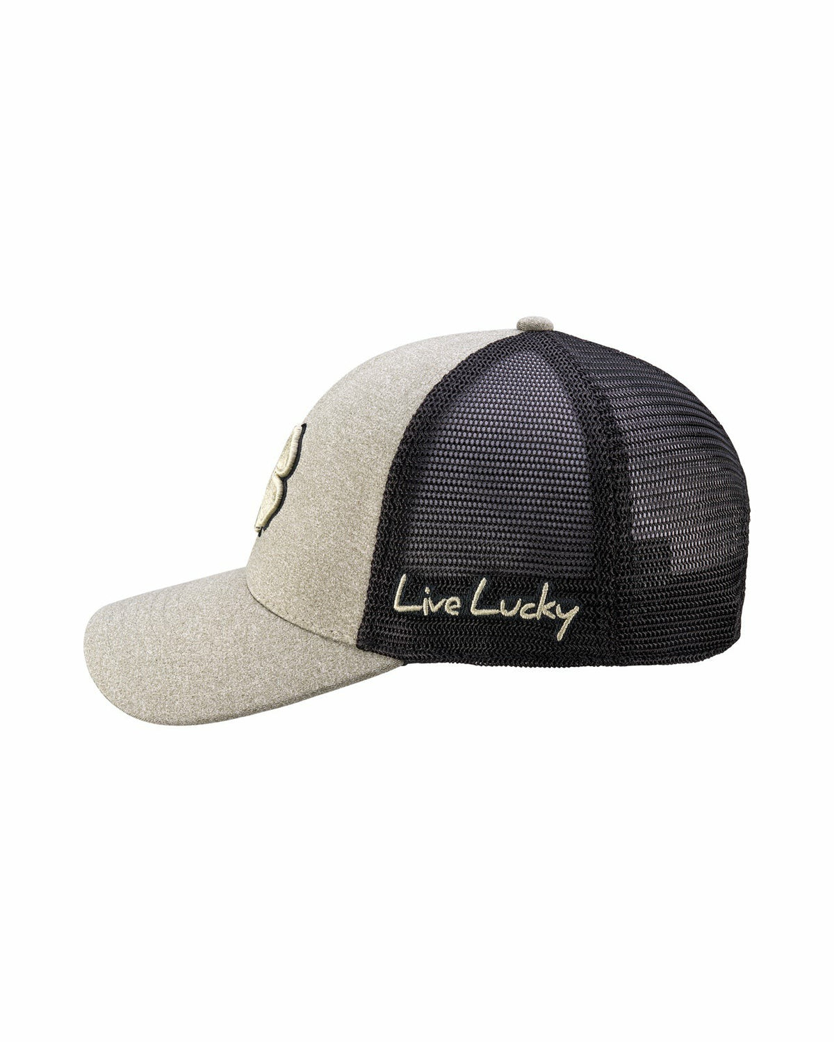 Black Clover Green Mesh Golf Hat with Comfortable Memory Foam