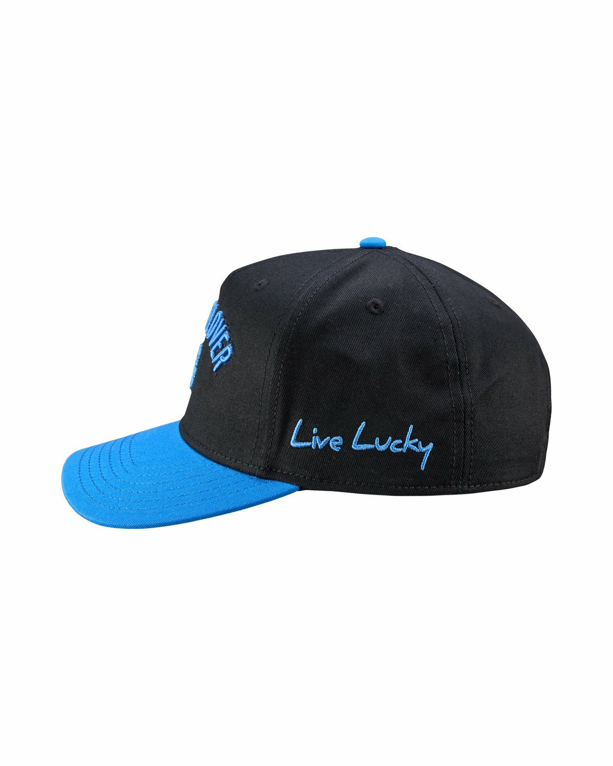 Black Clover Kids' Vintage Black Hat with Blue Brim