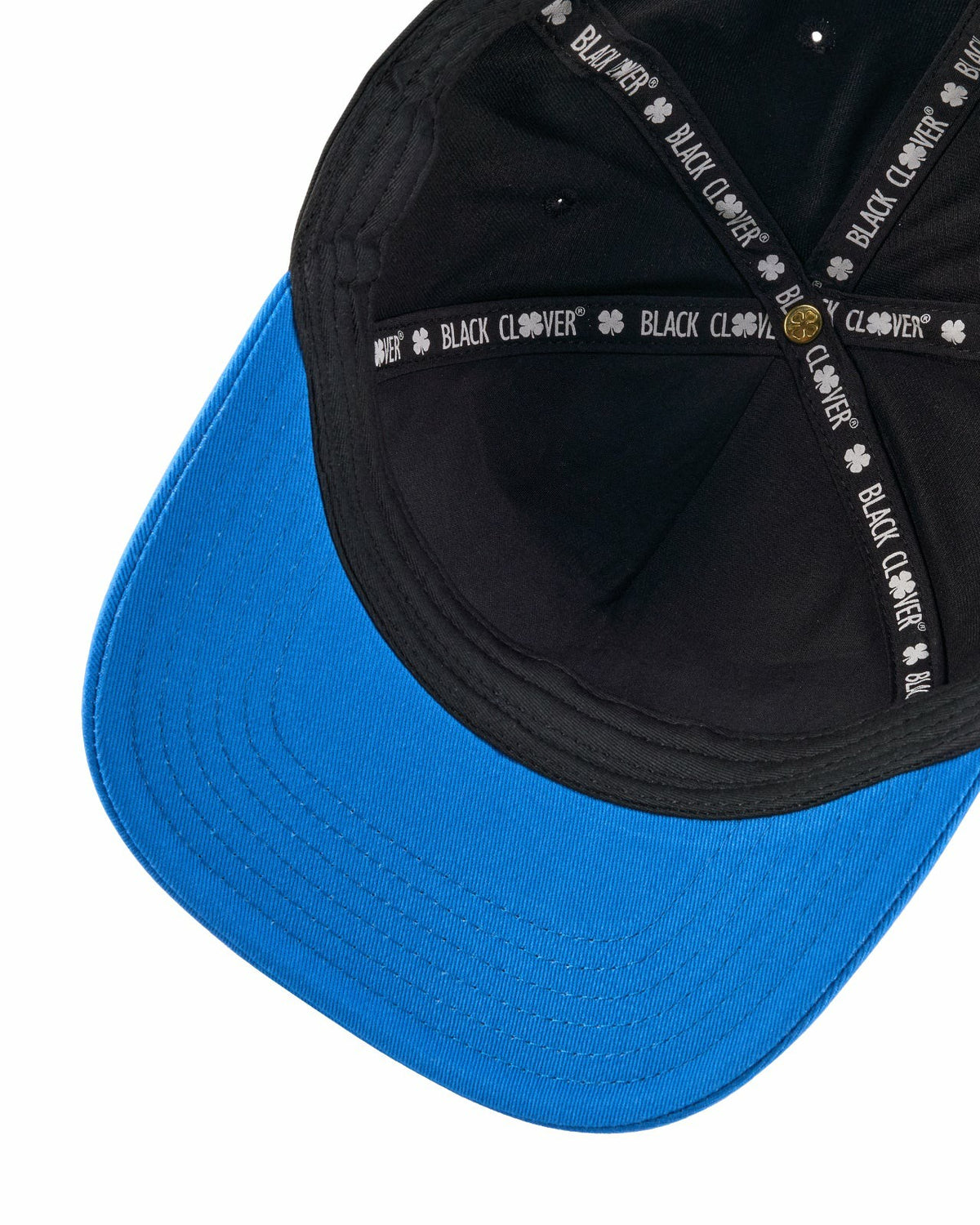 Black Clover Kids' Vintage Black Hat with Blue Brim
