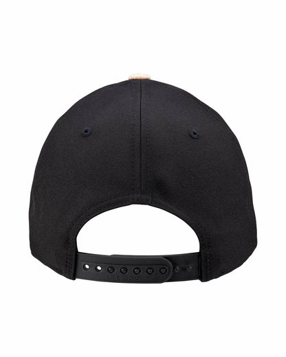 Black Clover Black and Tan Stylish Golf Hat for Athletic Lifestyle