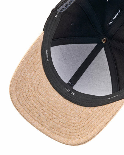 Black Clover Black and Tan Stylish Golf Hat for Athletic Lifestyle