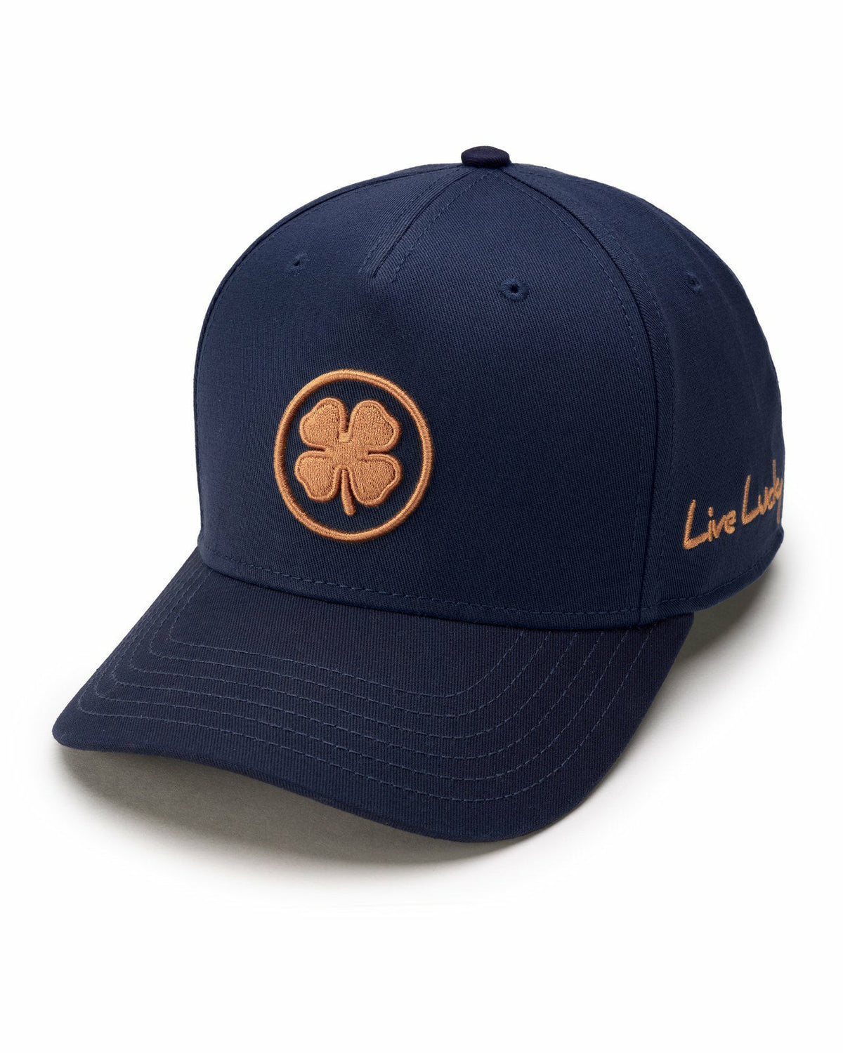 Black Clover Classic Navy and Brown Golf Hat for Lifestyle & Comfort