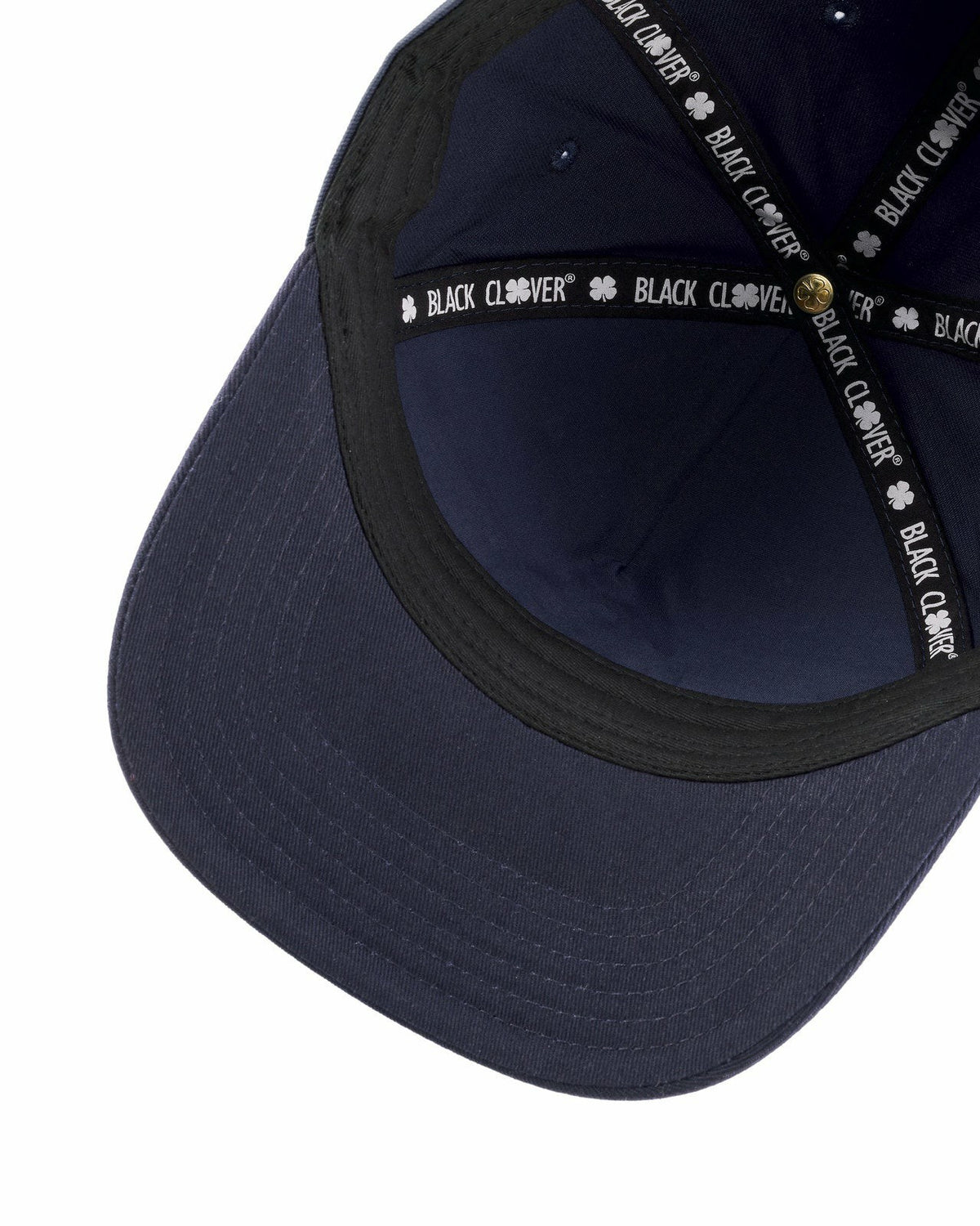 Black Clover Classic Navy and Brown Golf Hat for Lifestyle & Comfort