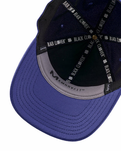 Black Clover Comfortable Versatile Blue Hat with White Clover
